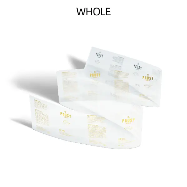 Transparente UV-Aufkleber aus transparentem PET-Material zeigen hohe Transparenz