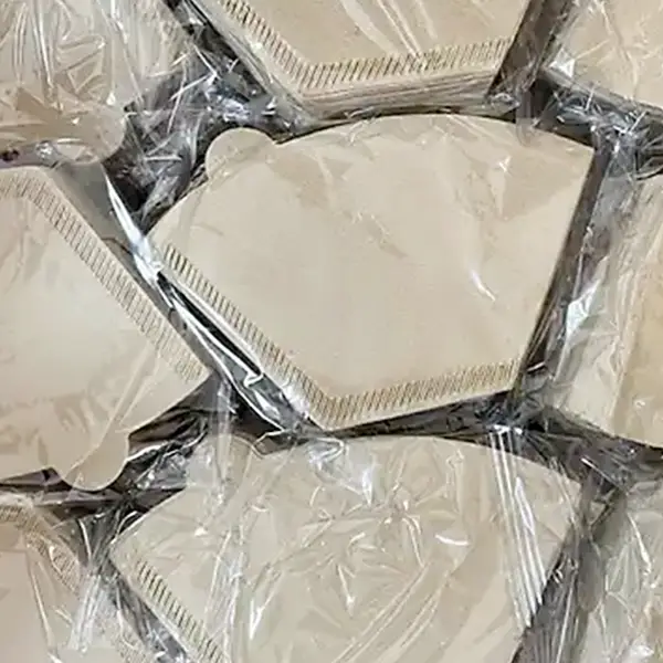 Bulk-gefülltes, fächerförmiges V60-Kaffeefilterpapier