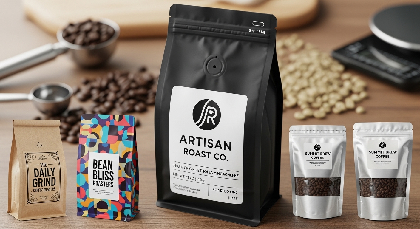 Beste maßgefertigte Kaffeebeutel für Röster