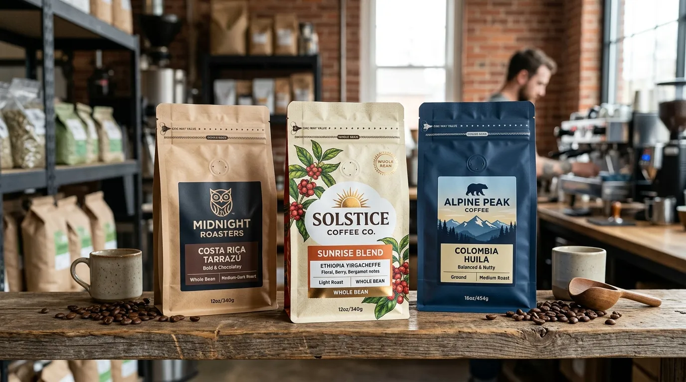 Fabrik für maßgefertigte Kaffeeverpackungsbeutel