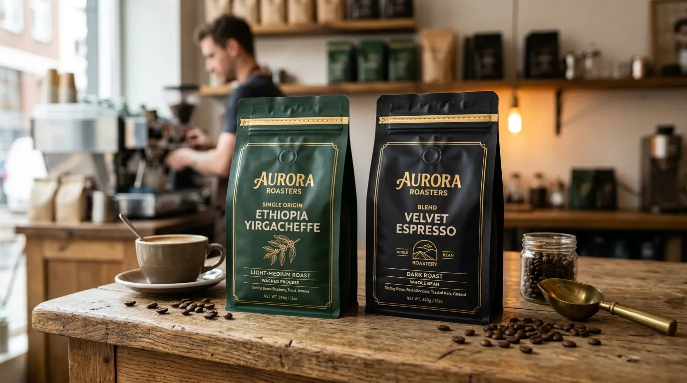 Premium-Kaffeeverpackungsbeutel