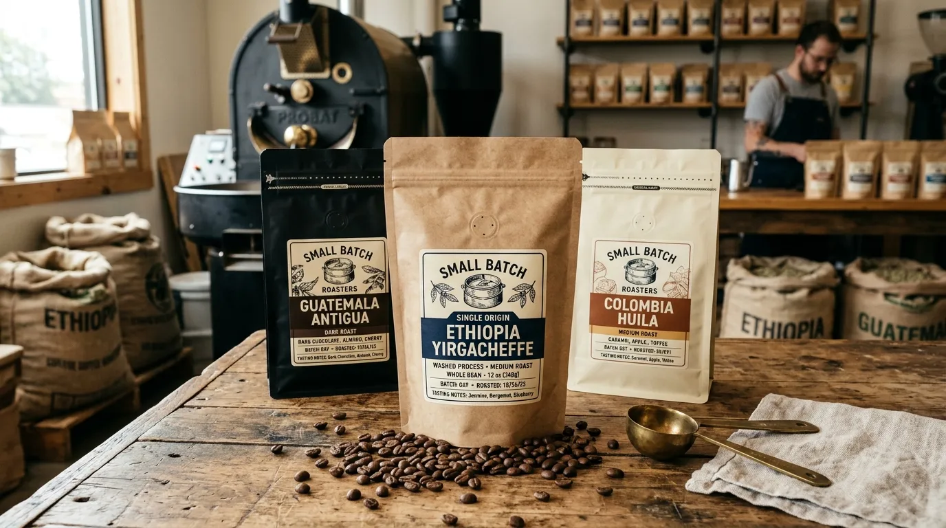 Kleine Chargen Kaffeebeutel individuell