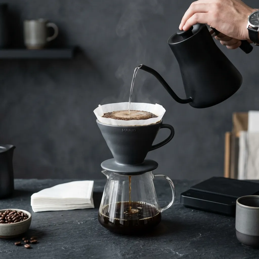 Papier-Kaffee-Brühfilter-