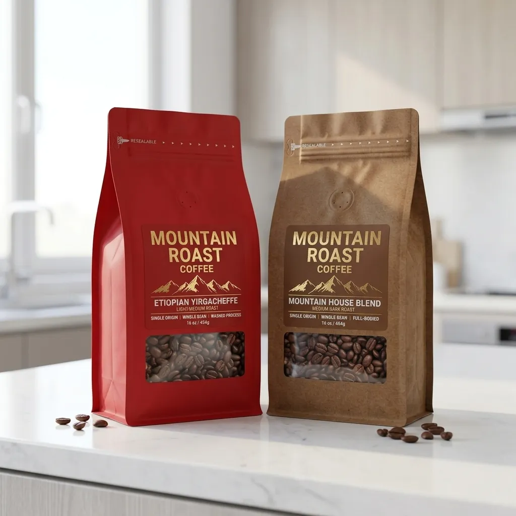 Zwei Box-Kaffee-bags_