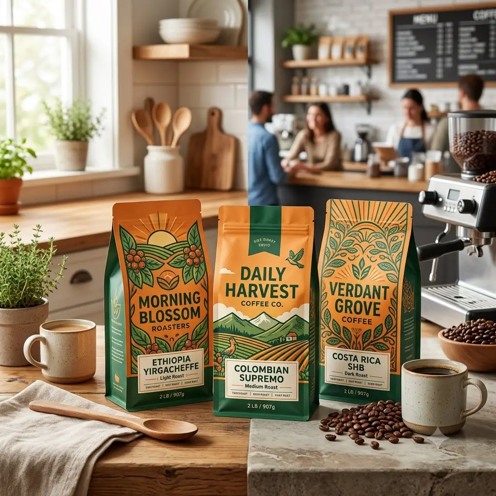 Kaffee-Verpackung-Schachtel-Beutel