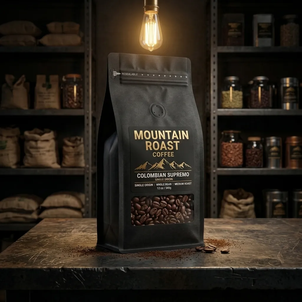 Individuell bedruckter Block-Boden-Kaffee