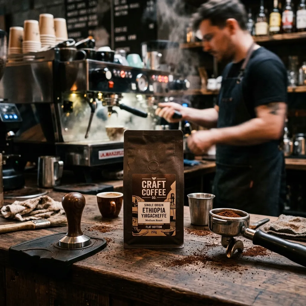 Kaffee-Verpackung-flacher Boden