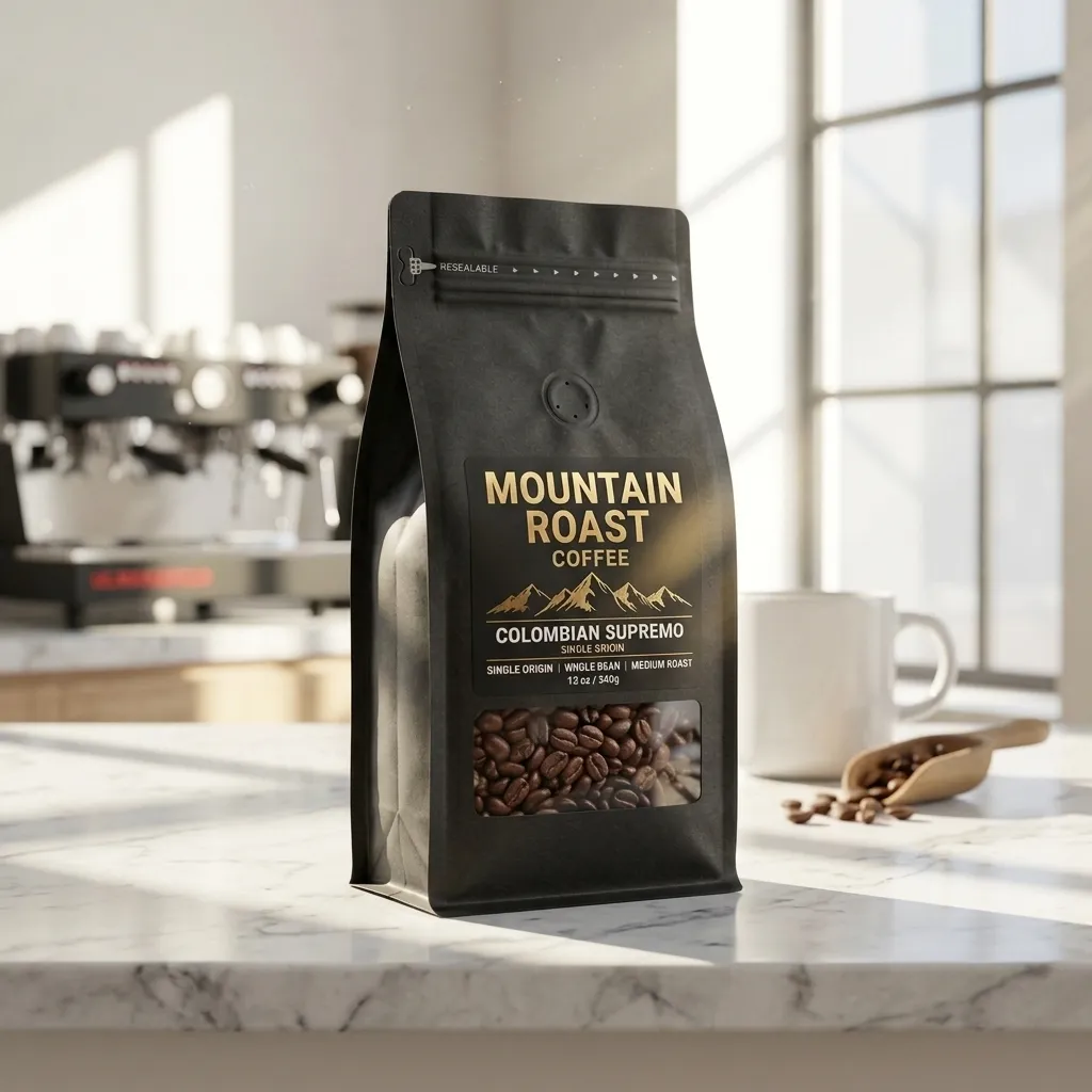 Großhandels-Block-Bottom-Kaffee