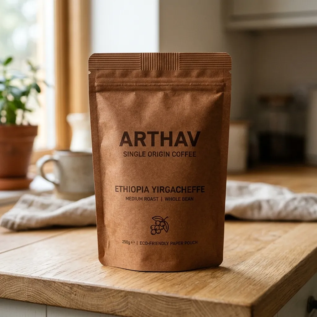 Chestnut_brown_coffee_sachet_upright