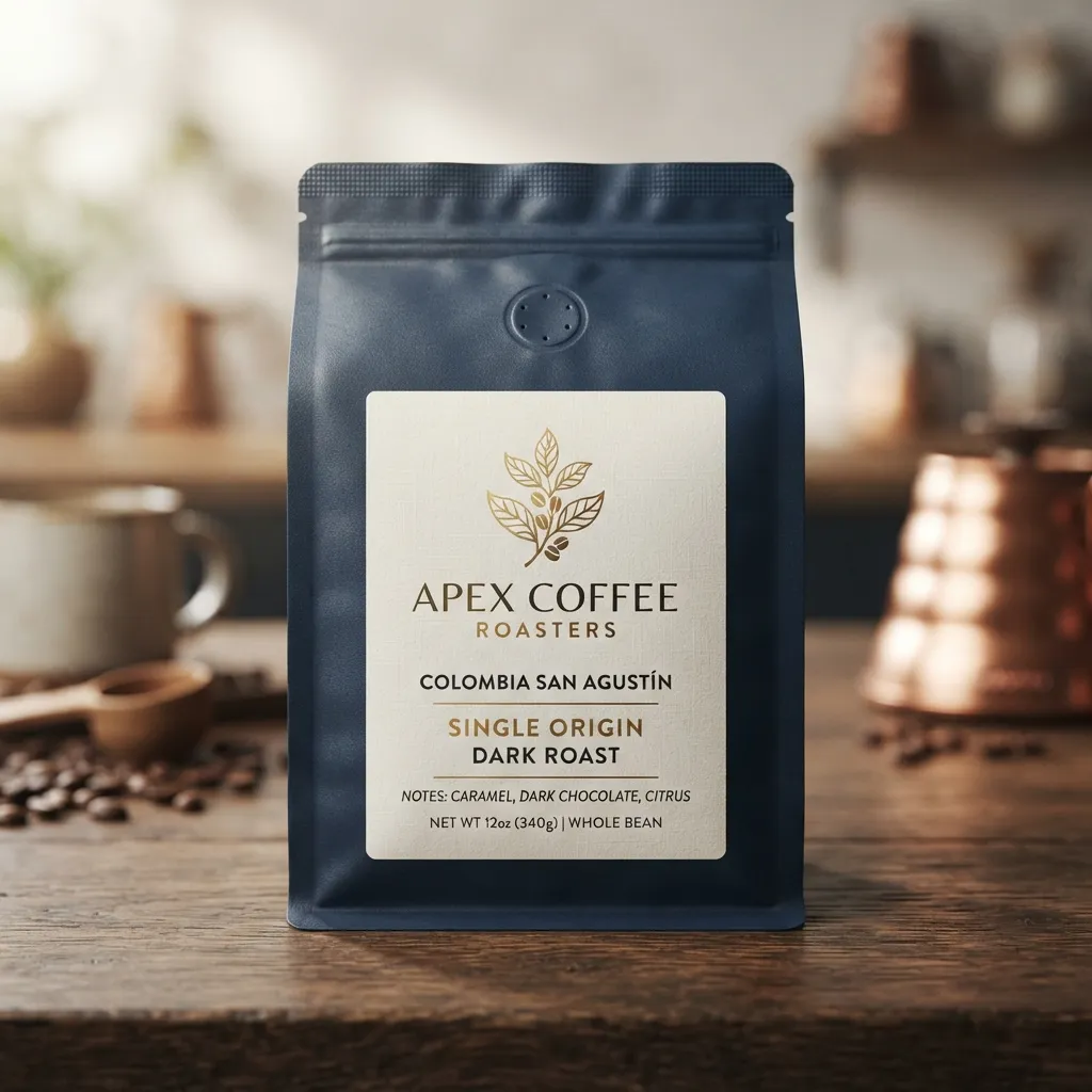 Kaffeebeutel-Aufkleber-Etiketten