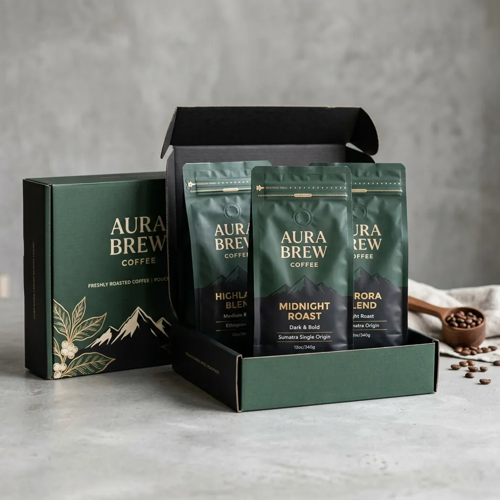Kaffee-Mailer-Beutel-Verpackung