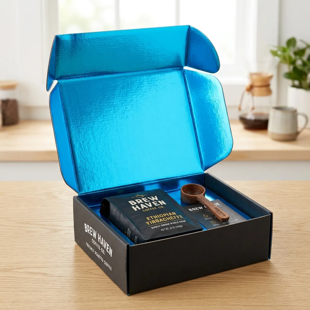 Folie-Kaffee-Mailer-Boxen