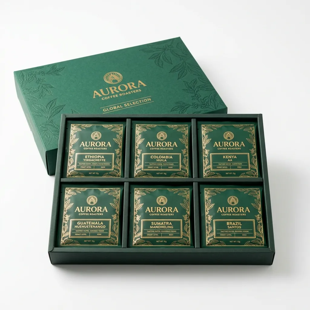 Kaffee-Mailer-Box-Papier-Verpackung