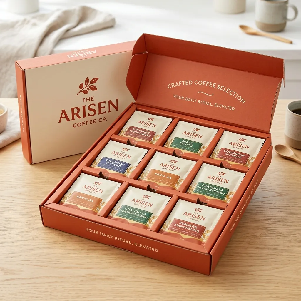 Papier-Kaffee-Mailer-Box-Packungen