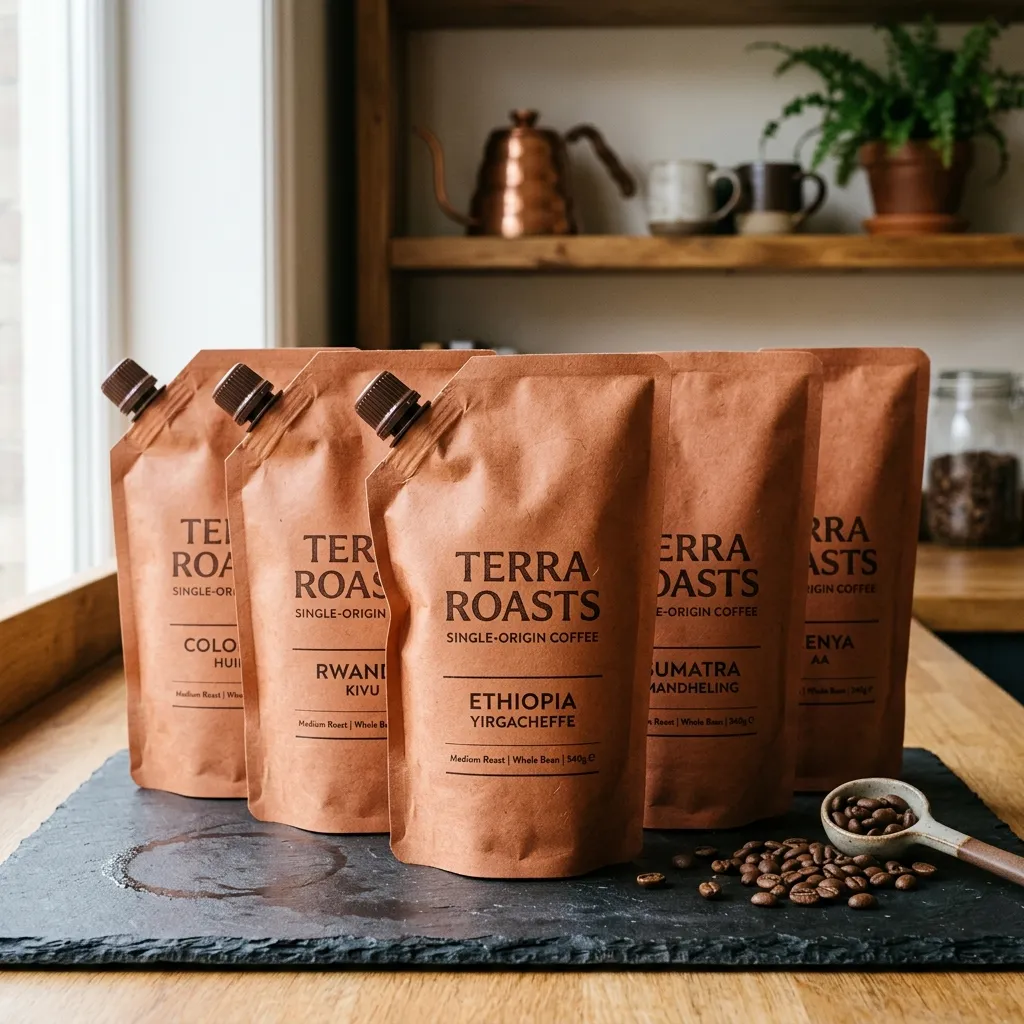 Kaffeeausguss-Beutel-Verpackung