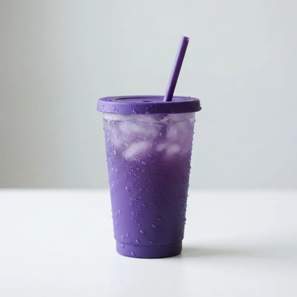 Takeaway-Kaltgetränk-Becher