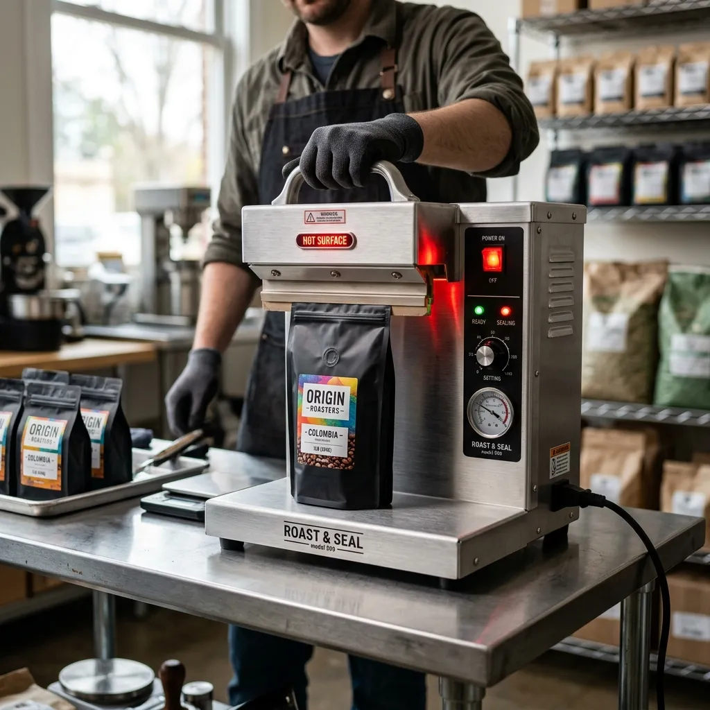 Elektrobeutel-Wärmedichter-Kaffee