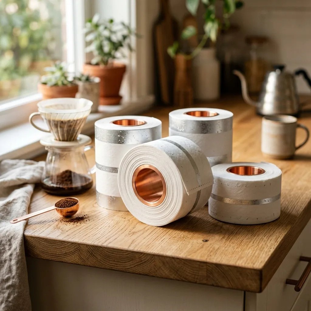 Filterkaffee-Papierrollen