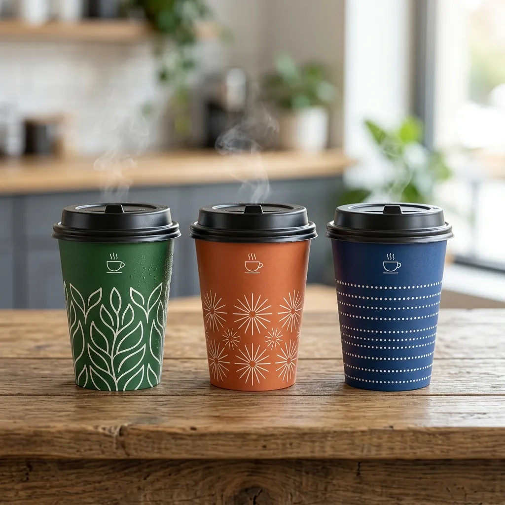 Papier-Kaltgetränk-Becher