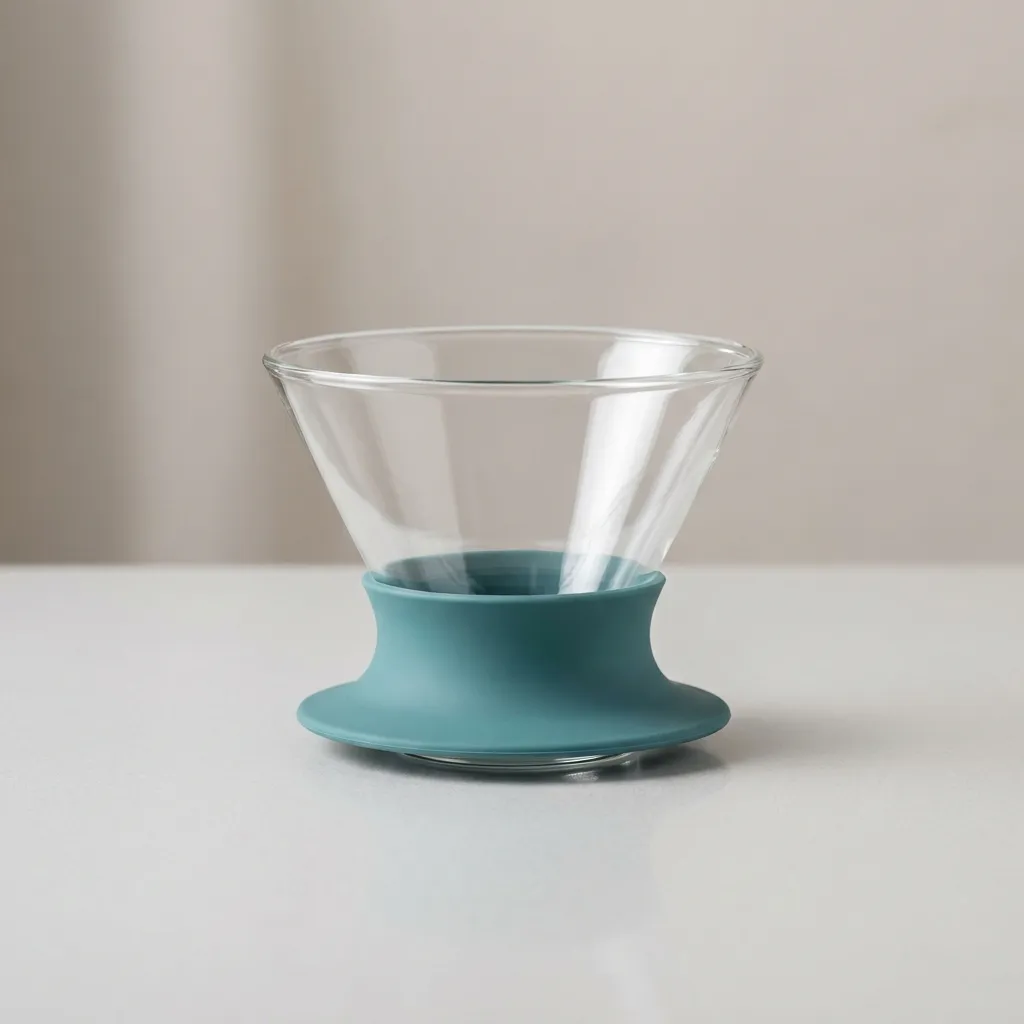 Glas-Kaffee-aufbrühen-Tropfer