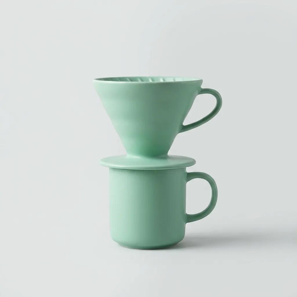 Mint_green_ceramic_V60_dripper_