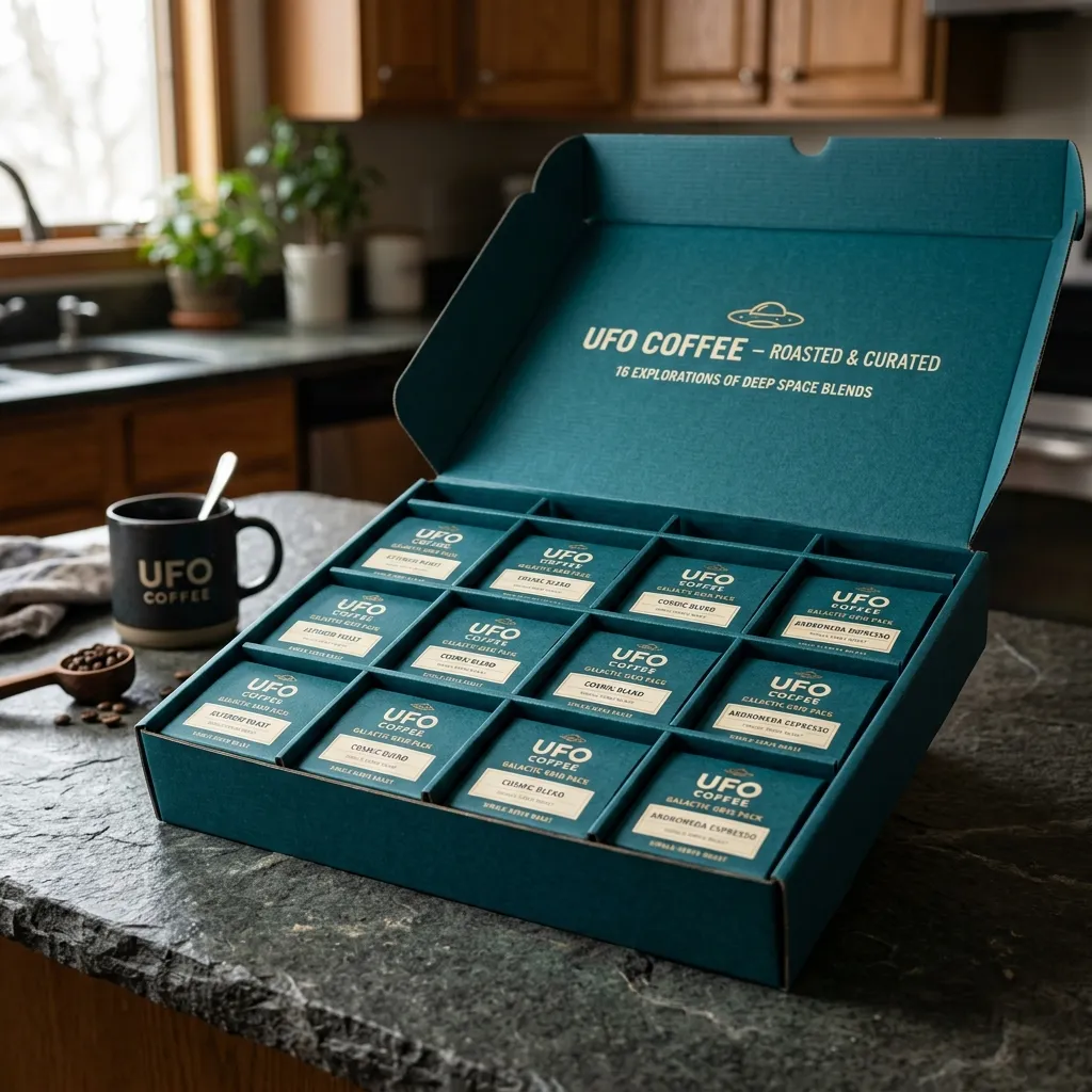 Benutzerdefinierte-UFO-Kaffeebox-Partitionspacks