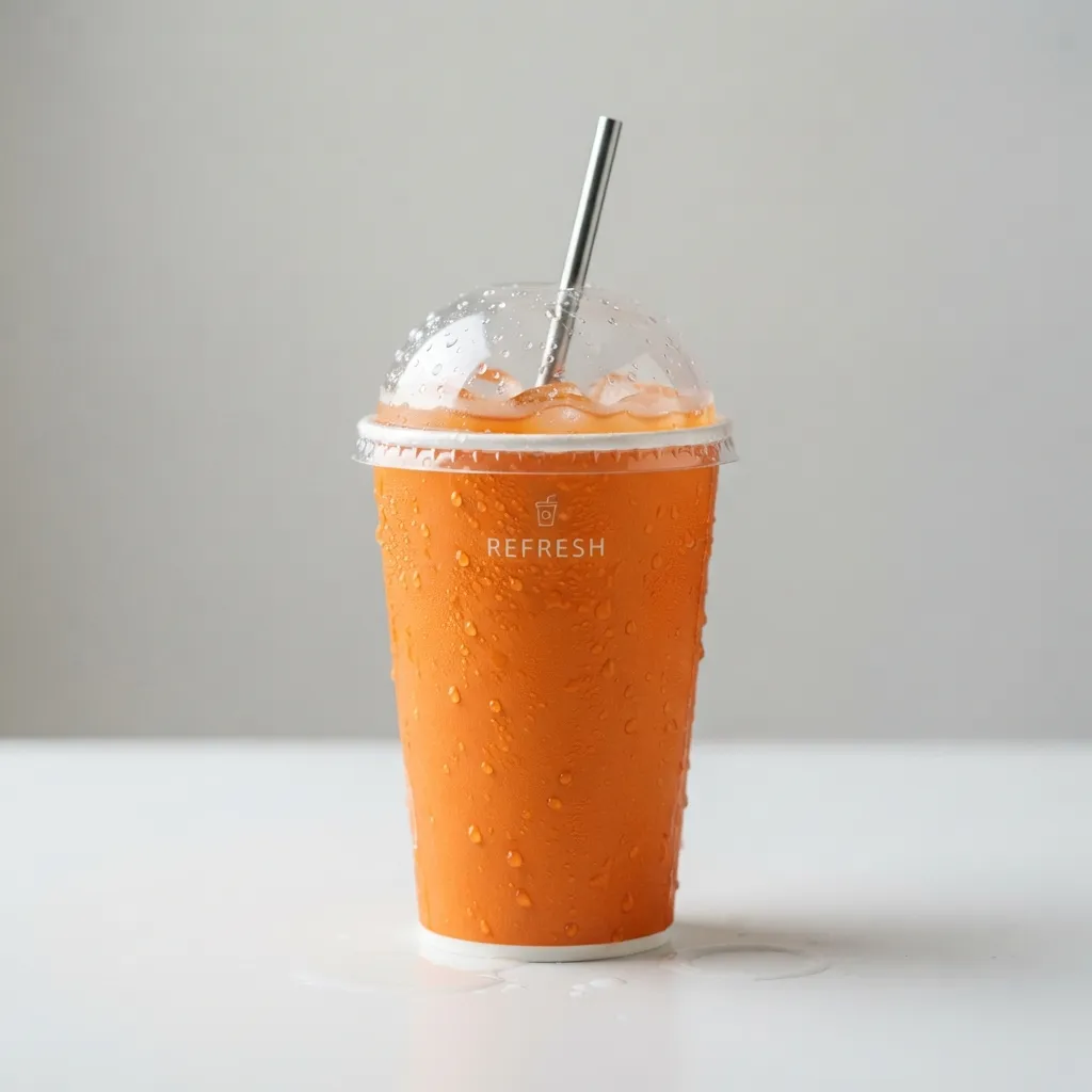 Eisdrink-Pappbecher