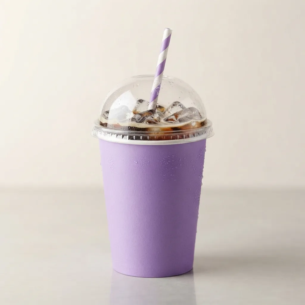 Eisgetränk-Kaffee-Becher