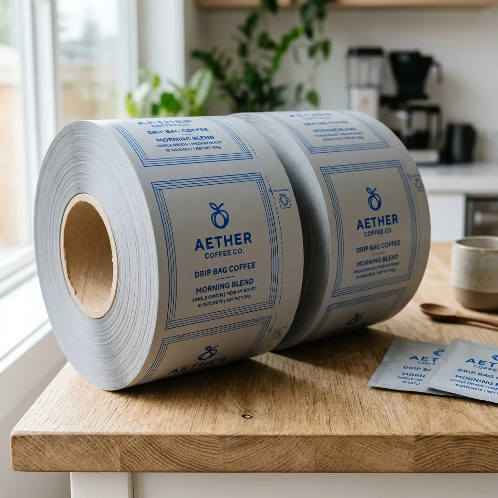 Kaffee-Tropf-Filter-Rollstock