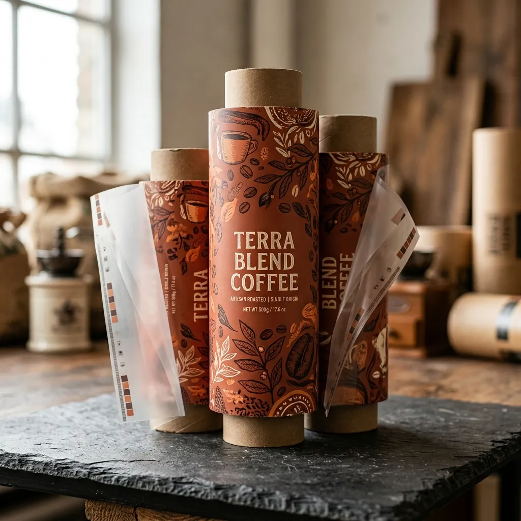 Kaffee-Verpackung-Film-Rollen-Packungen