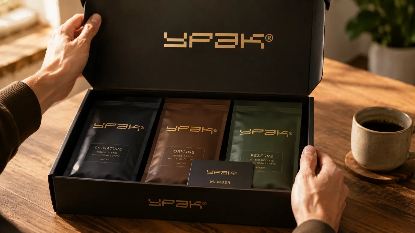 Kaffee-Abonnementbox-Verpackung