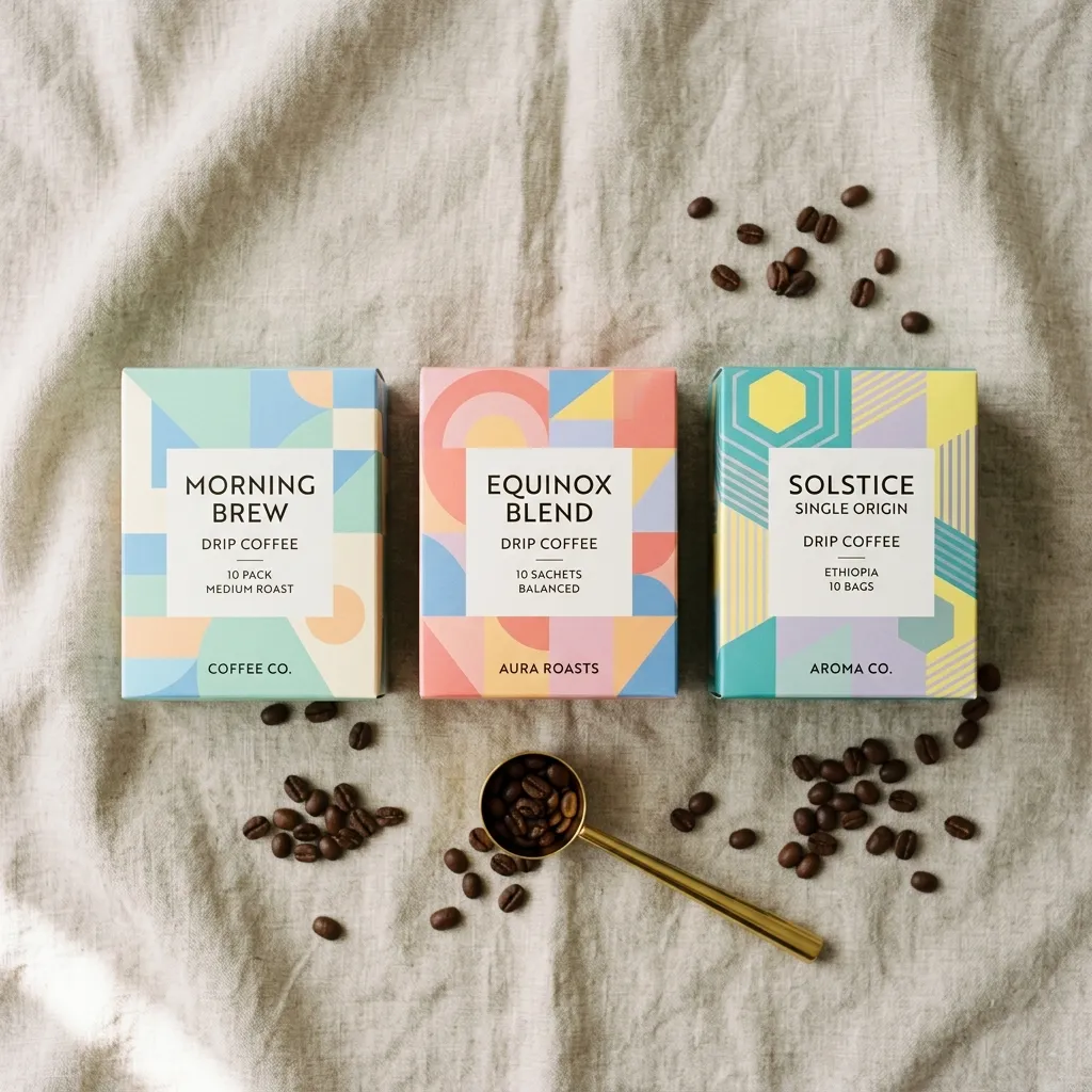 Tropfkaffee-Verpackungsboxen