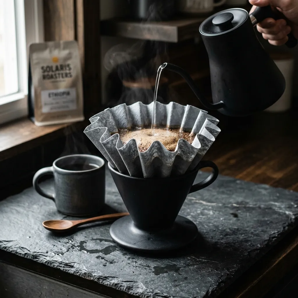 Hand-Tropf-UFO-Kaffee-Filter