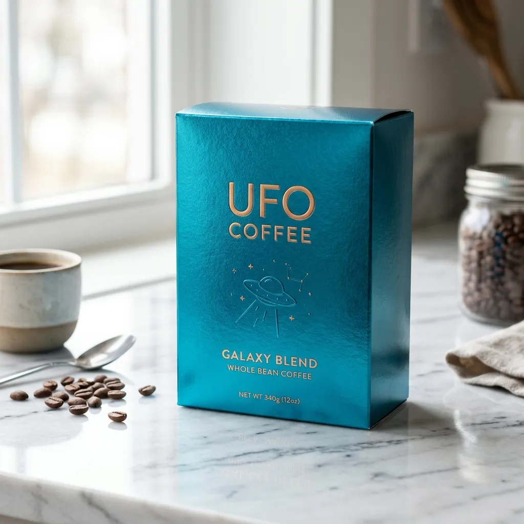UFO-Kaffeebox-Folien-Packungen