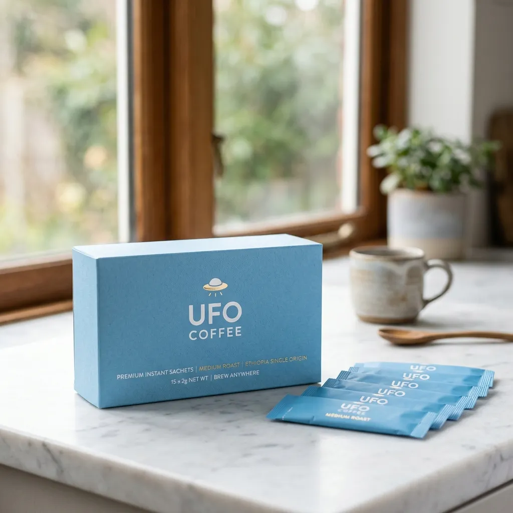 Maßgeschneiderte-UFO-Kaffeeschachtel-Packung-Säckchen