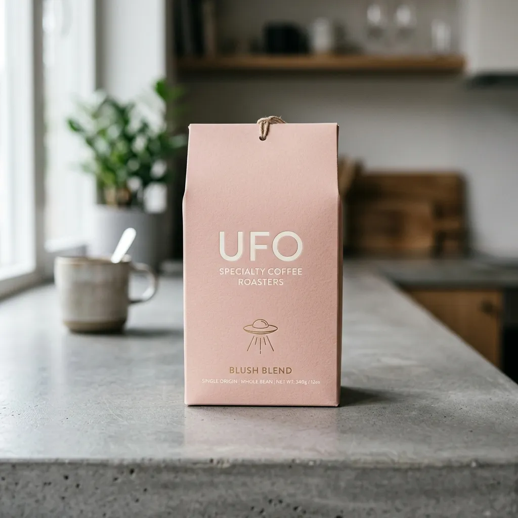 UFO-Papier-Kaffeekiste