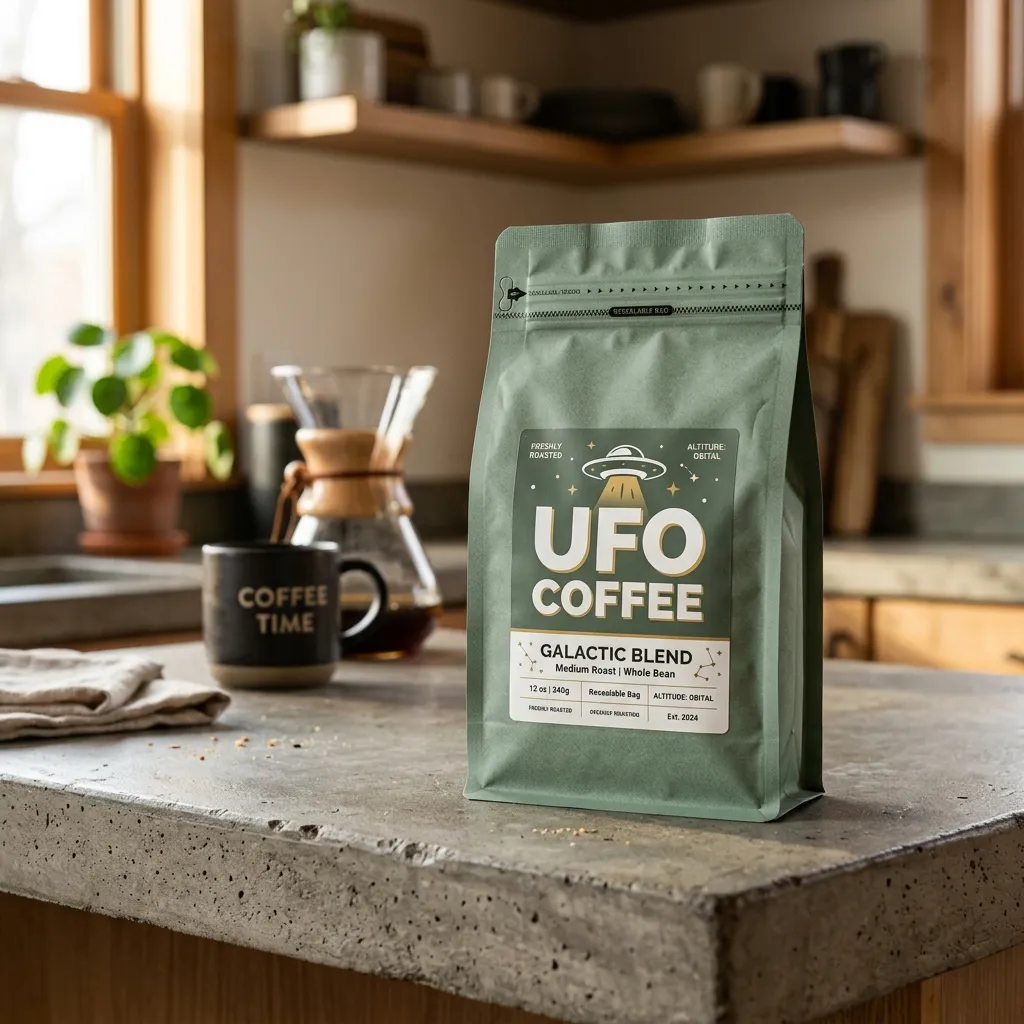 Kraft-UFO-Wiederverschließbar-Kaffee-Box