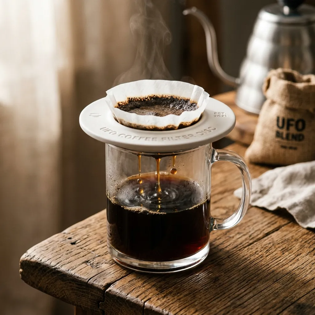 UFO-Über-Kaffee-Filter-