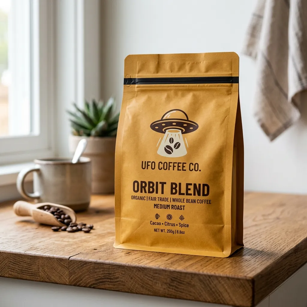 UFO_coffee_pouch_on_countertop