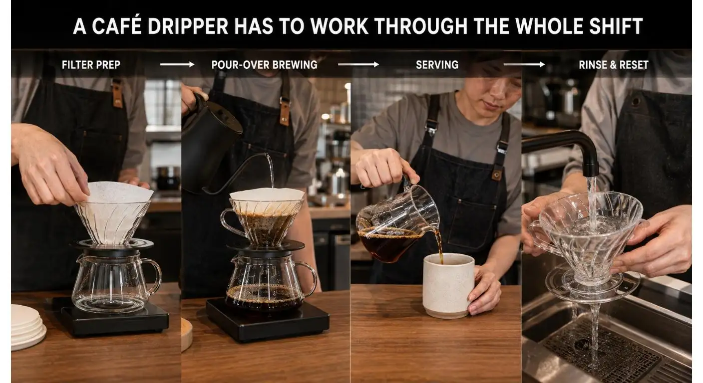 V60 Glaskaffee-Filtergerät