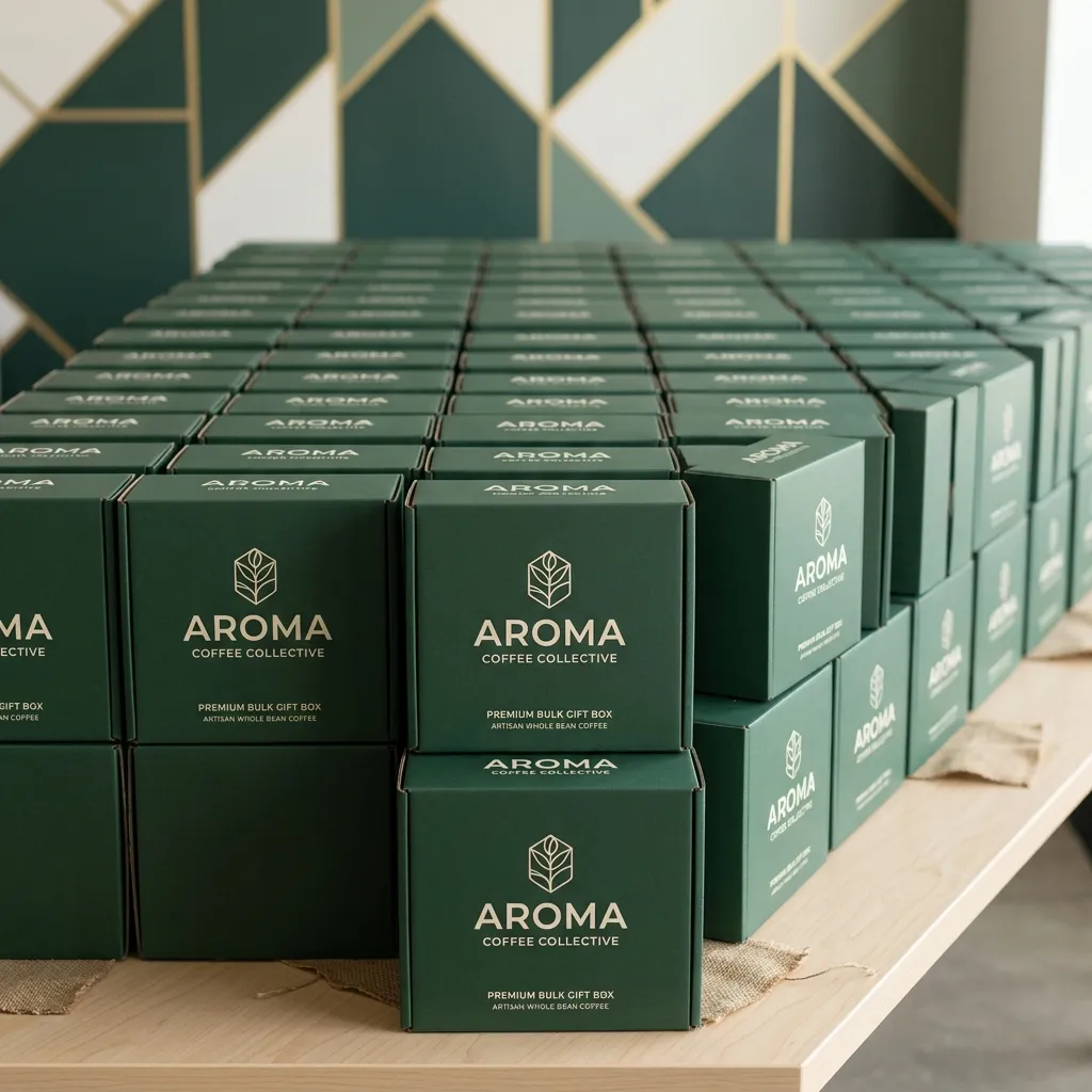 gedruckte-Großhandelskaffee-Geschenkboxen