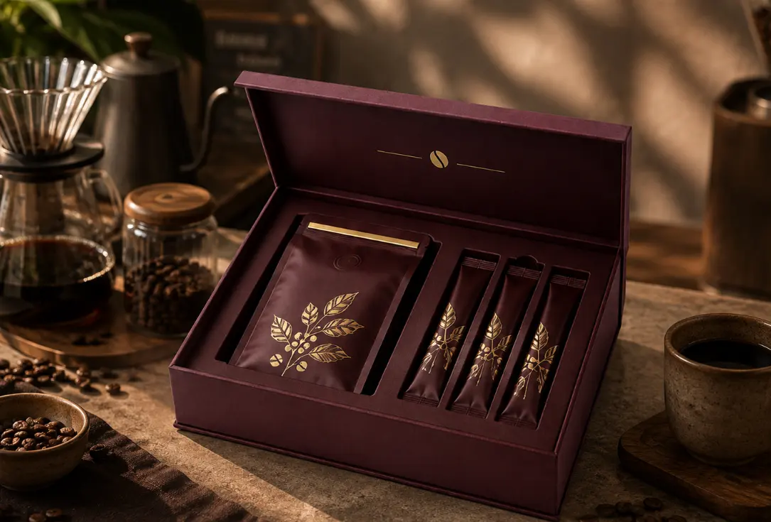 luxury coffee gift box