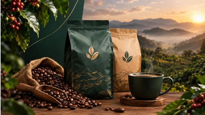 Maßgefertigte Kaffeebeutel