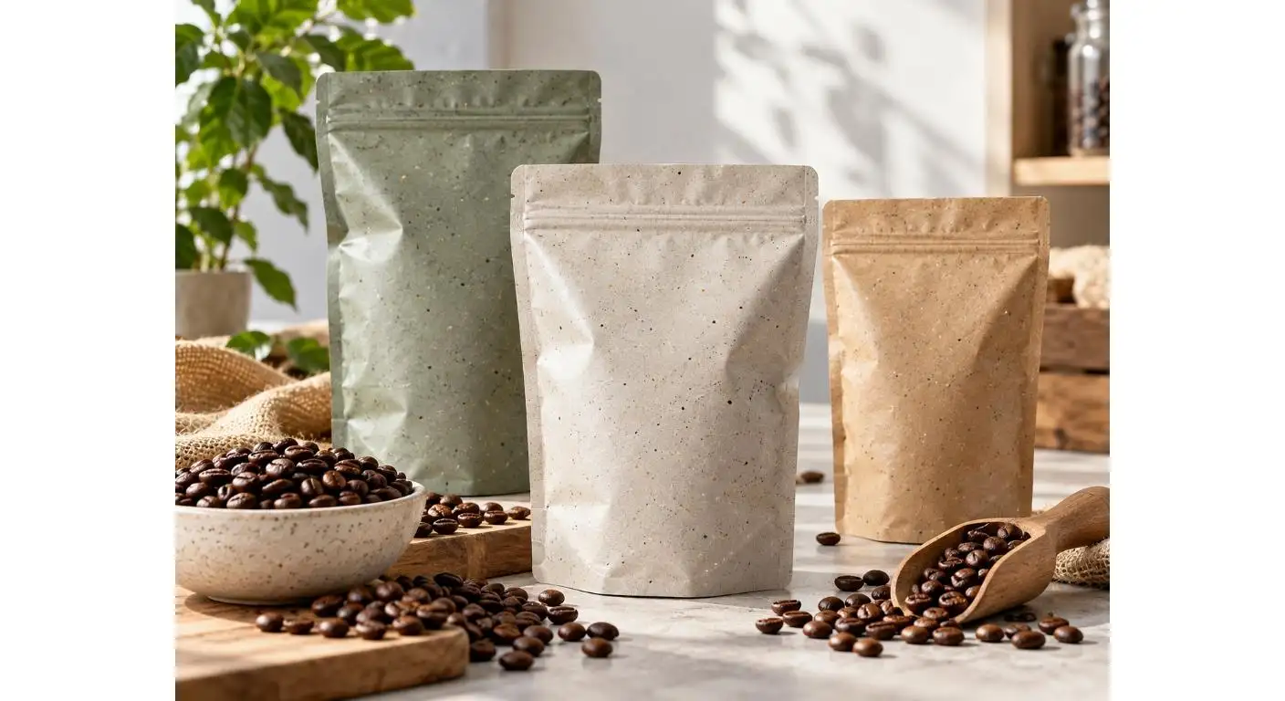 PCR-Kaffeebohnenverpackung