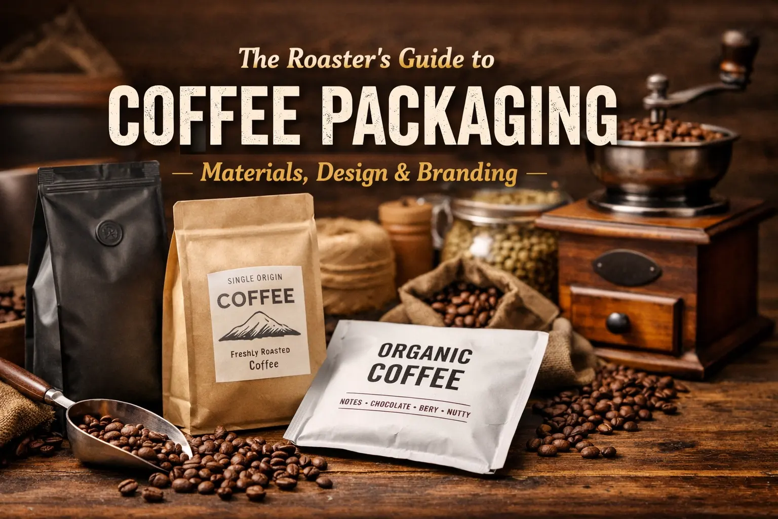 Der vollständige Leitfaden des Rösters zur Kaffeeverpackung: Wie man Verpackungen entwirft, die sich verkaufen lassen