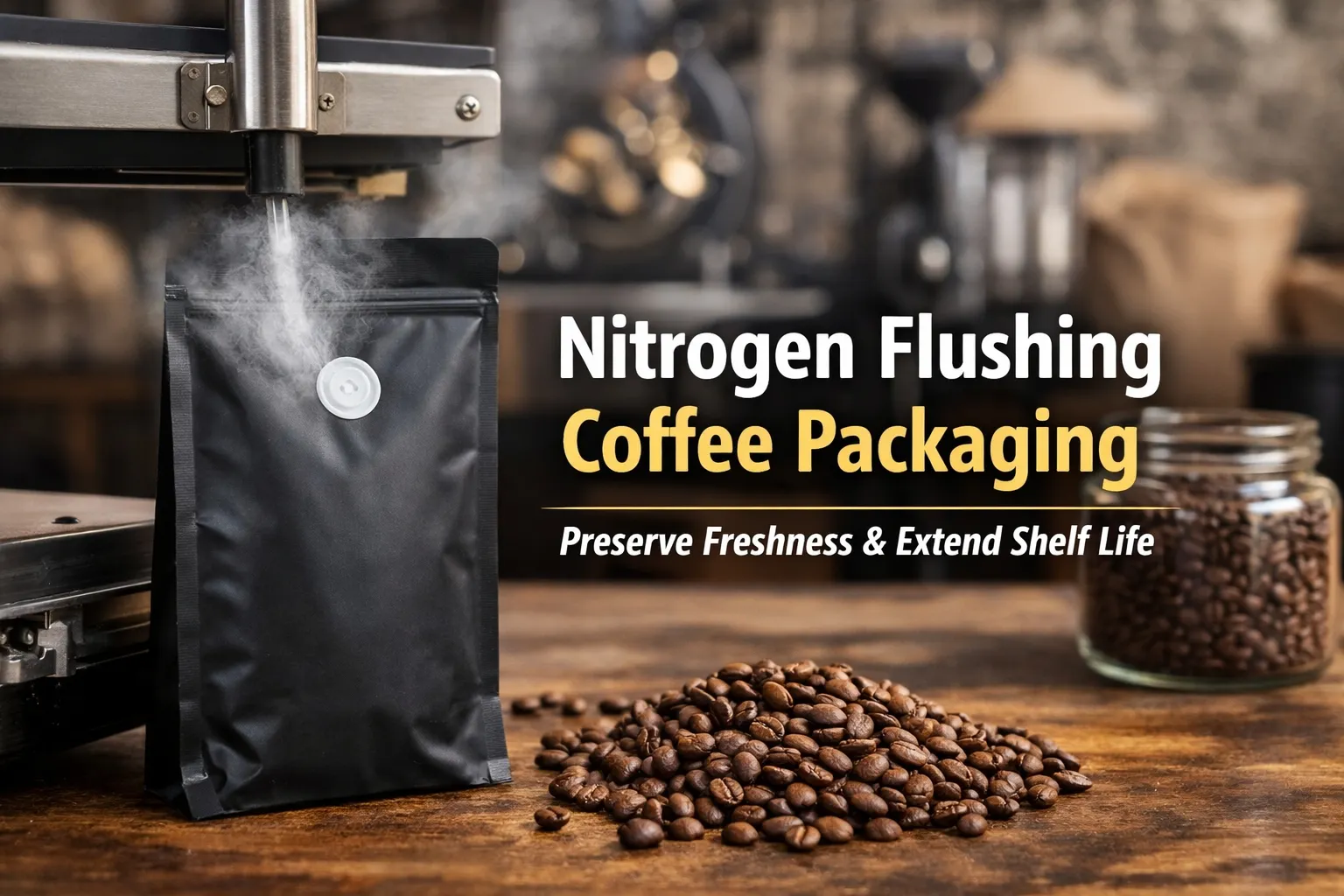 Leitfaden zur Verpackung von Stickstoffspülkaffee für Frische