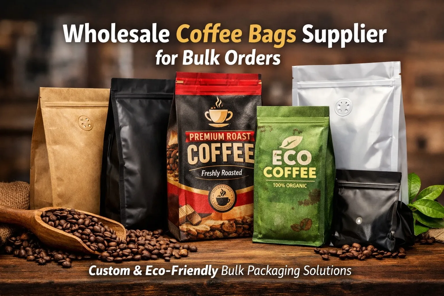 Großhandels-Kaffeebeutel-Lieferanten für Großbestellungen