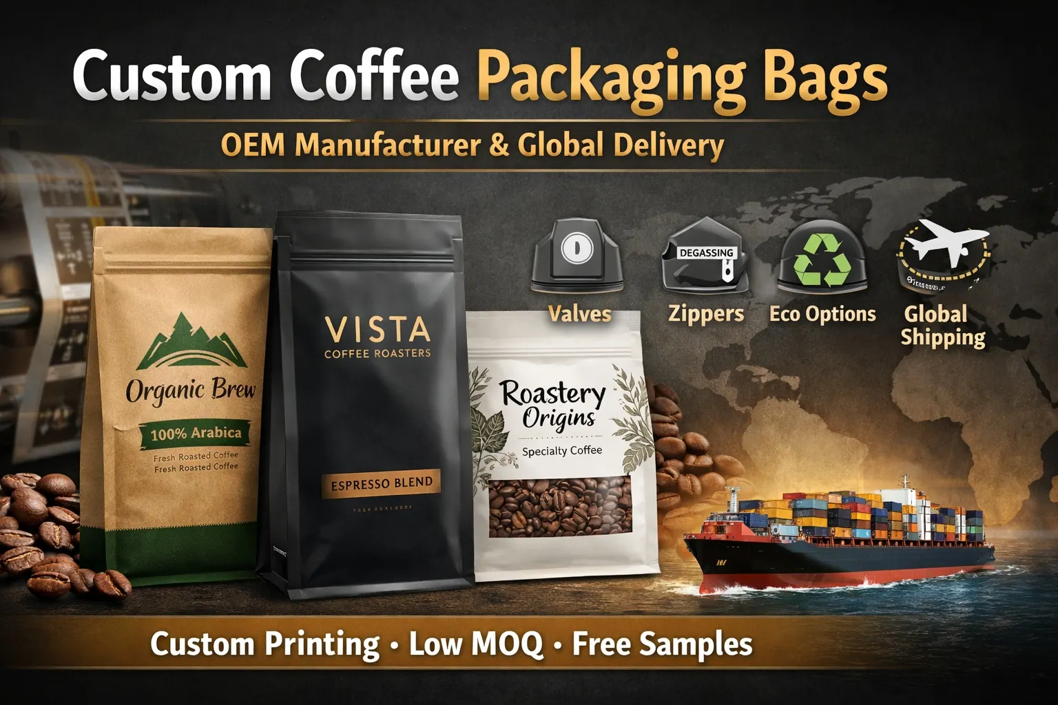 Der gesamte Prozess der individuellen Anpassung von Kaffeeverpackungsbeuteln
