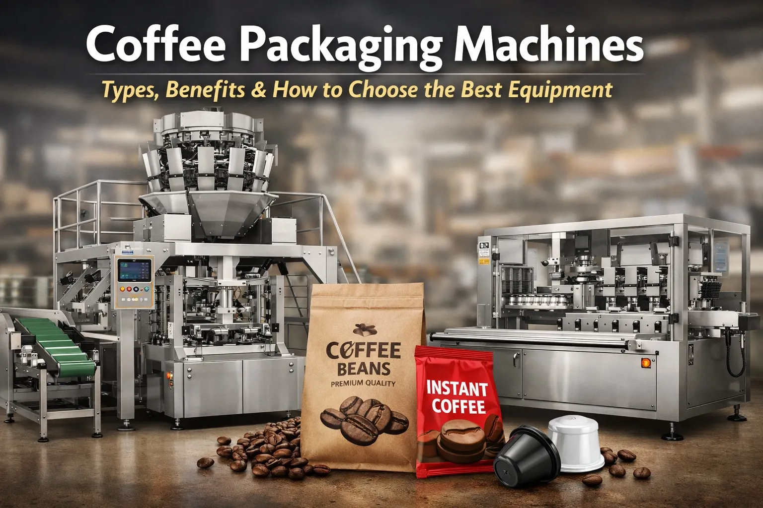 Kleine Kaffeeverpackungsmaschine