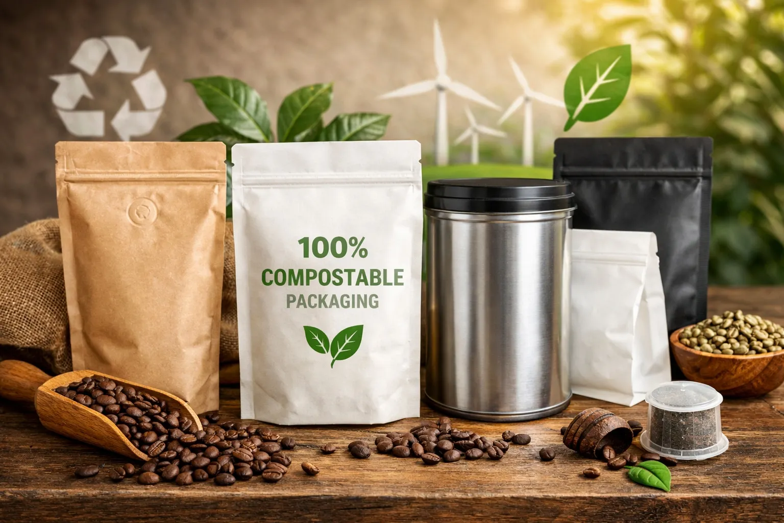 Kaffeeverpackungstypen